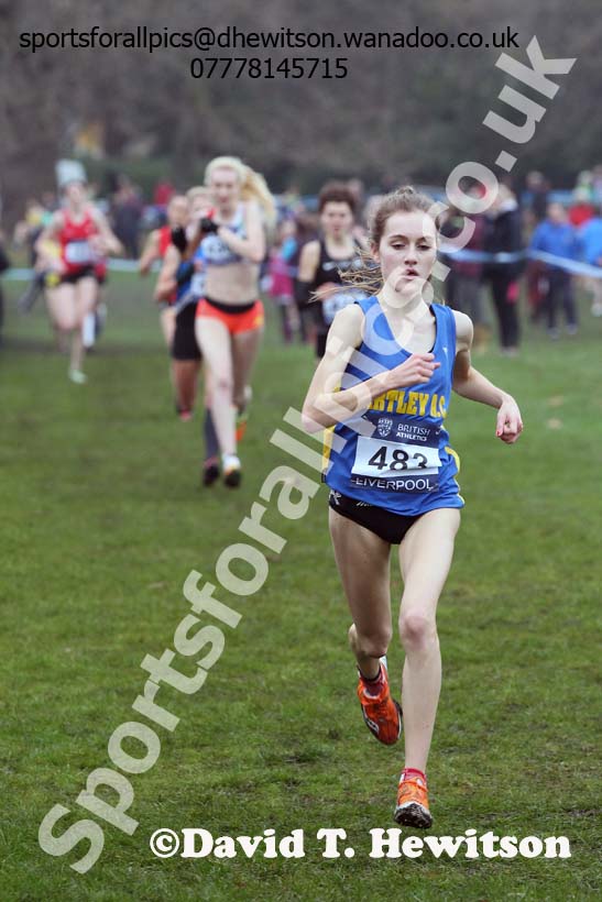 Women's under-17s and under-20s European Cross Country Trials, Sefton Park, Liverpool. Photo: David T. Hewitson/Sports for All Pics